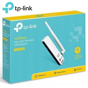 TL-WN722N TP-LINK Adaptador Inalambrico USB de 150 Mbps, con antena desmontable, high power